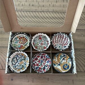 Vibrant Floral Ceramic bowl Set - Multicolor